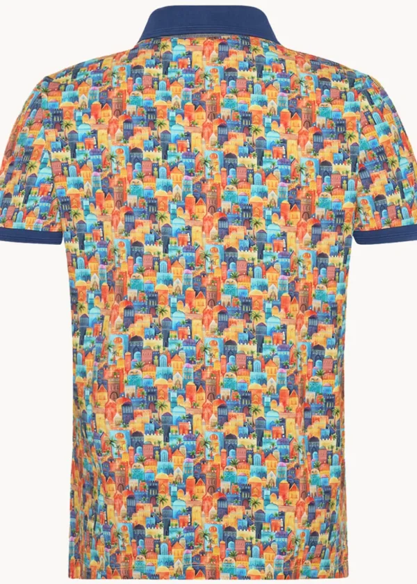 A Fish Named Fred Town Polo Multicolour