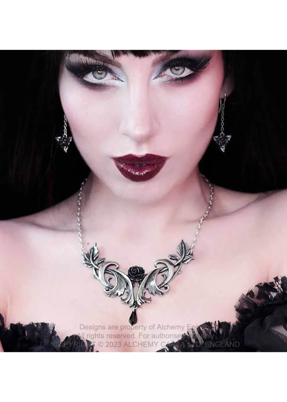 alchemy_black_rose_earrin_1.webp Alchemy Black Rose Earrings