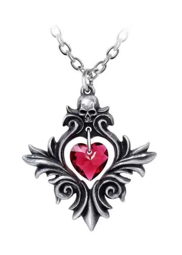 Alchemy Bouquet Of Love Skull Necklace