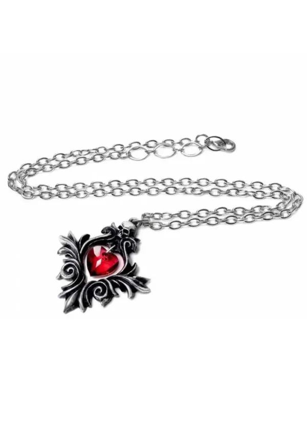 Alchemy Bouquet Of Love Skull Necklace