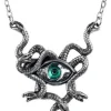 Alchemy Gorgon's Eye Necklace Green