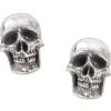 Alchemy Mortaurium Skull Stud Earrings