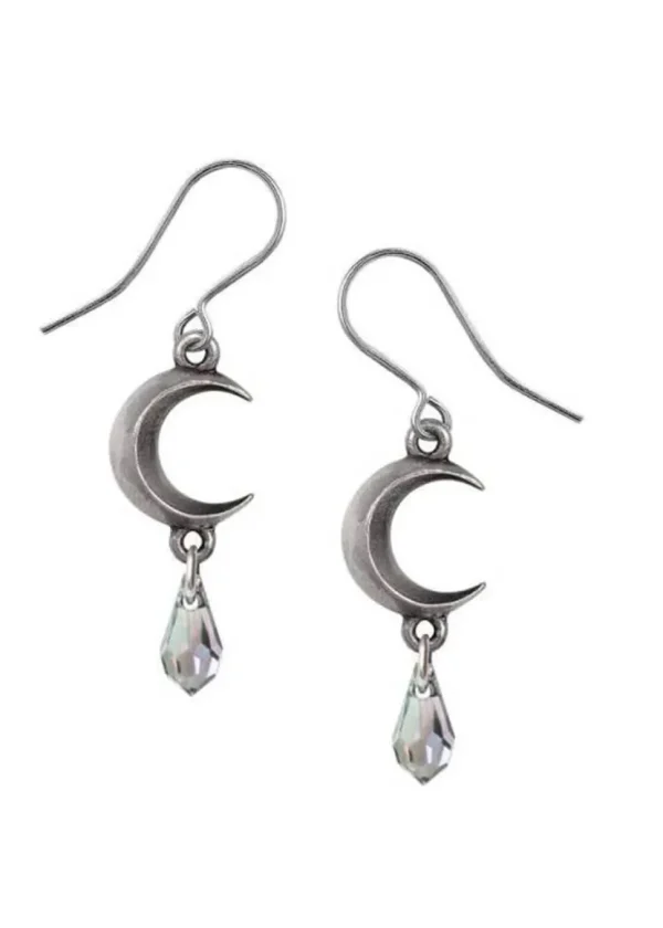 Alchemy Tears of the Moon Earrings Crystal