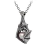 Alchemy Vampire's Eye Bat Necklace