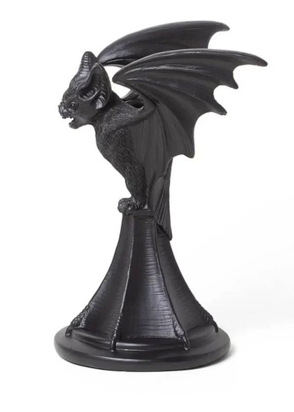 Alchemy Vespertilio Bat Candle Holder Black