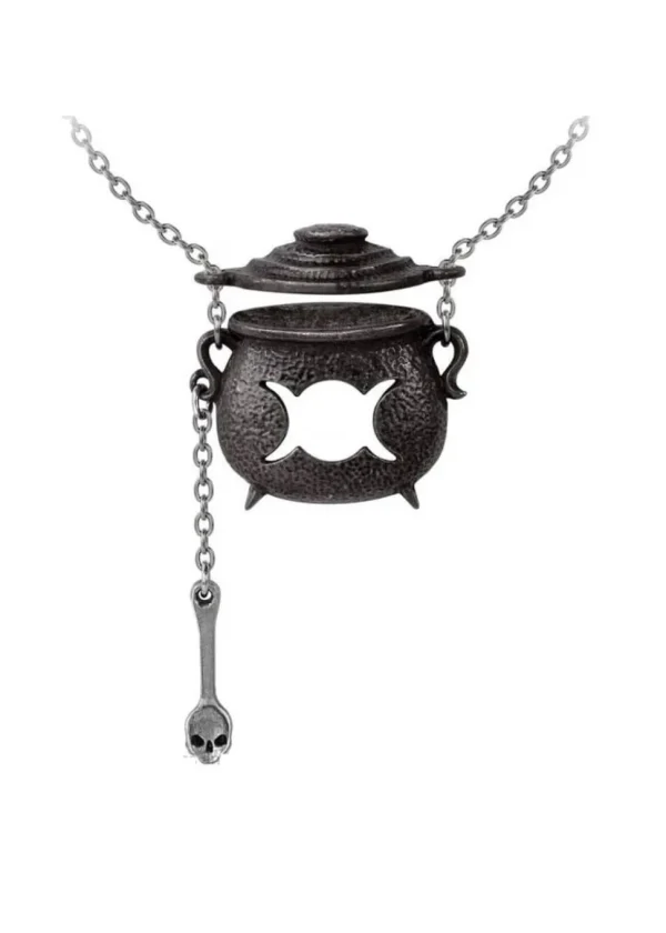 Alchemy Witches Cauldron Necklace