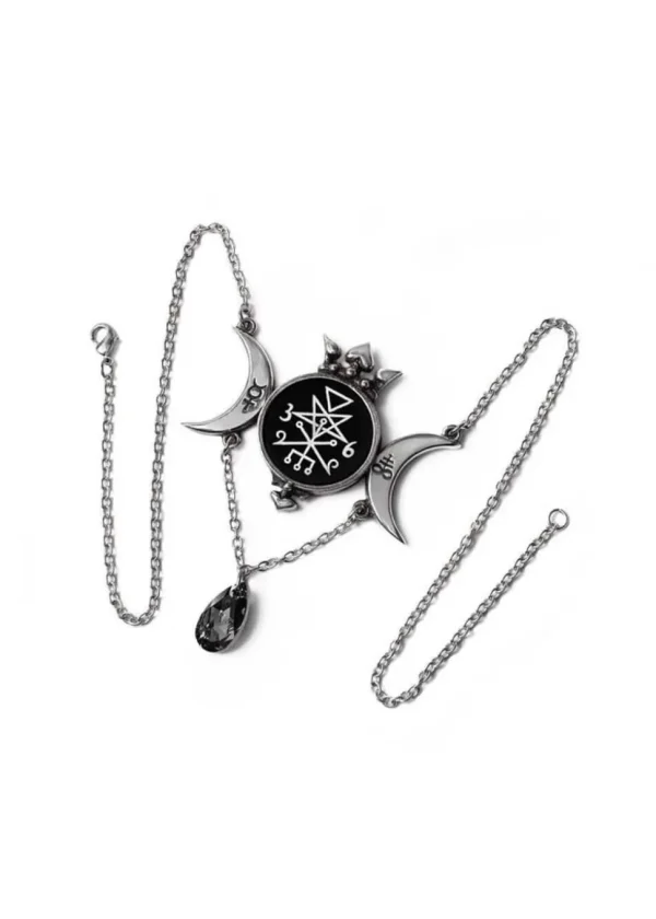 Alchemy Wycca Queen Moon Necklace