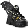 Anthony Wang Black Apple Wing Sneakers Black