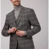 Antique Rogue Bailey Check Jacket Grey