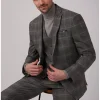Antique Rogue Bailey Check Waistcoat Grey