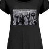 Band Shirts Black Sabbath Group Shot Girly T-Shirt Black