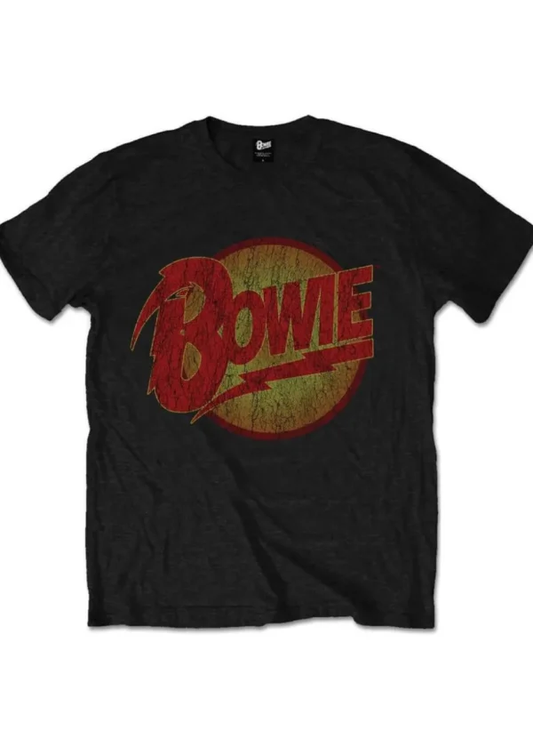 Band Shirts David Bowie Diamond Dogs T-Shirt Black