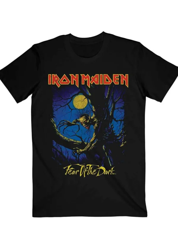 Band Shirts Iron Maiden Fear Of The Dark T-Shirt Black
