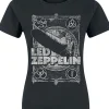 Band Shirts Led Zeppelin Vintage Girlie T-Shirt Black