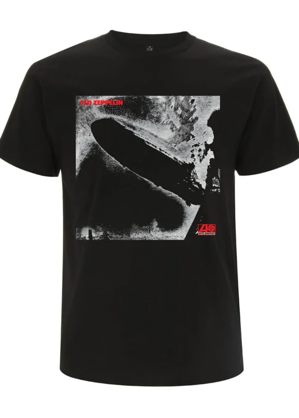Band Shirts Led Zeppelin Remastered Cover T-Shirt Black