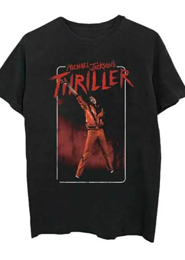 Band Shirts Michael Jackson Thriller T-Shirt Black