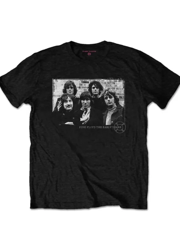 Band Shirts Pink Floyd The Early Years T-Shirt Black