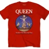 Band Shirts Queen Another One Bites The Dust T-Shirt Red