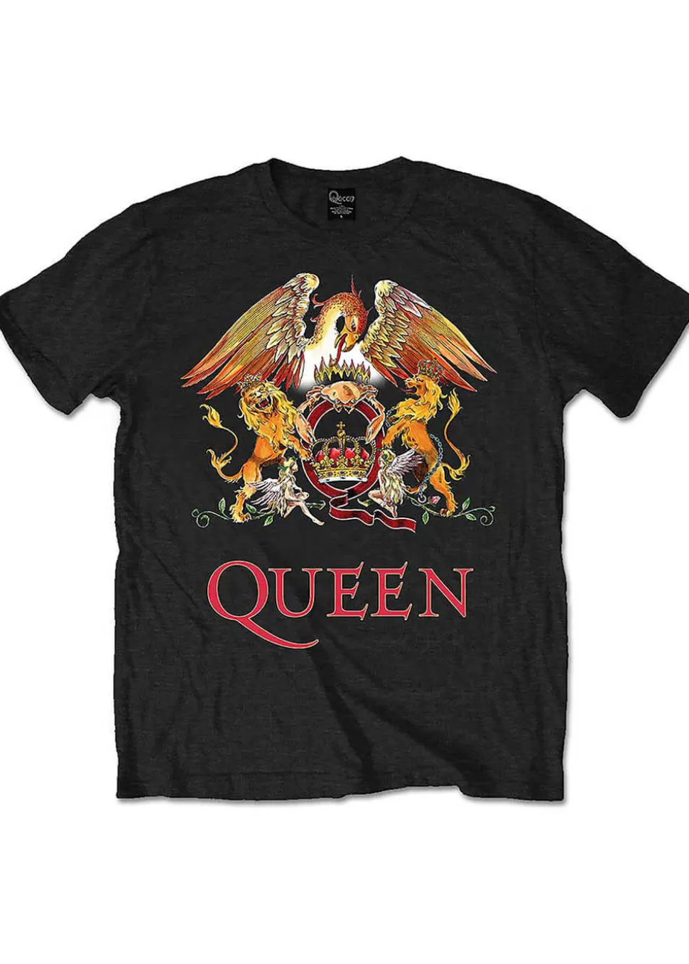 band_shirts_queen_classic_0.webp Band Shirts Queen Classic Crest T-Shirt Black