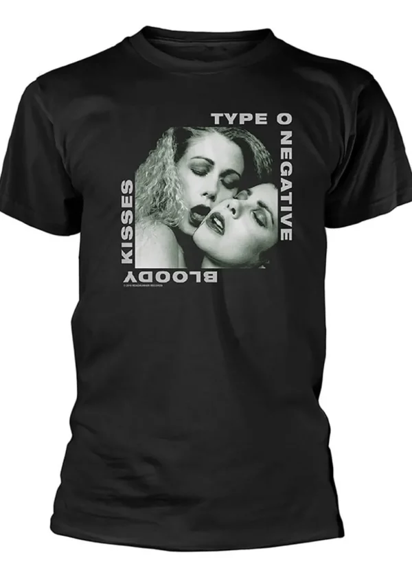 Band Shirts Type O Negative Bloody Kisses T-Shirt Black