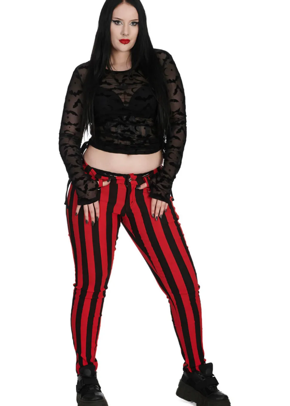 banned_alternative_bat_la_1.webp Banned Alternative Bat Lace Up Top Black