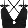 Banned Alternative Melantha Bat Top Black