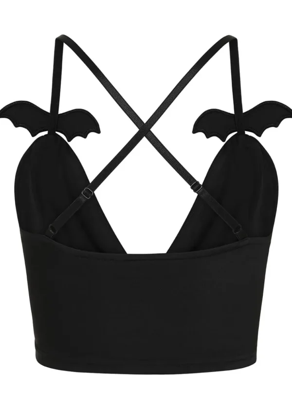 Banned Alternative Melantha Bat Top Black