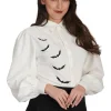 Banned Alternative Night Bat Blouse White