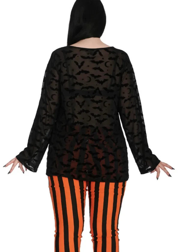 Banned Alternative Temptress Bat Top Black