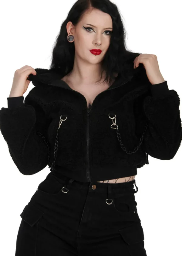 Banned Alternative Vinnie The Bunny Hoodie Black