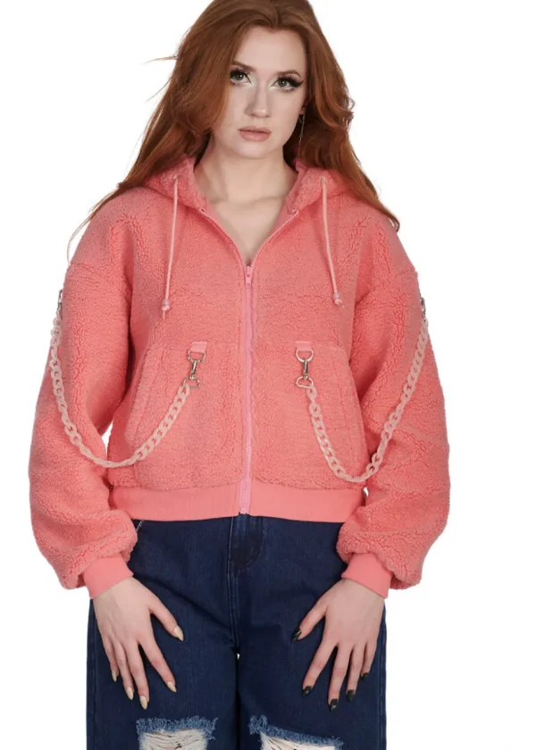 Banned Alternative Vinnie The Bunny Hoodie Pink