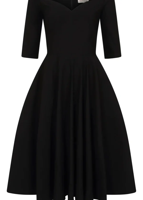 Banned Amalia 50's Swing Dress Black