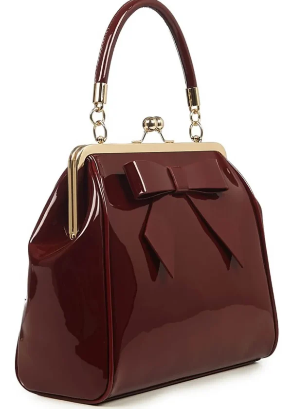 Banned American Vintage 50's Handbag Burgundy