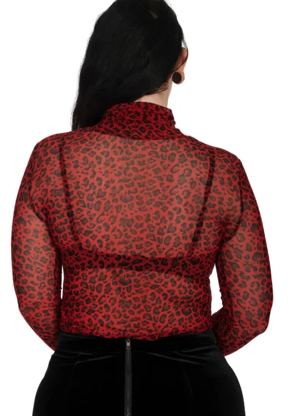 Banned Animal Appeal Leo Top Red