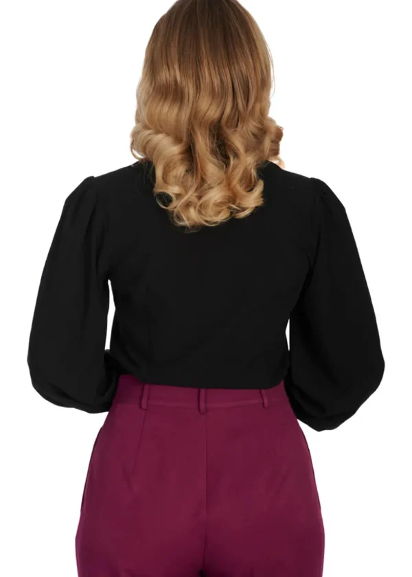 Banned Bonnie 40's Blouse Black
