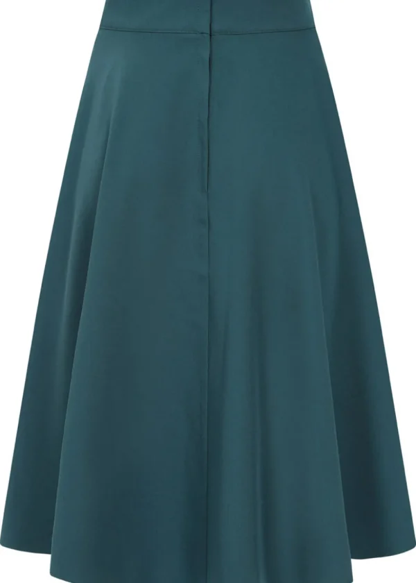 Banned Book Club 50's Swing Skirt Teal