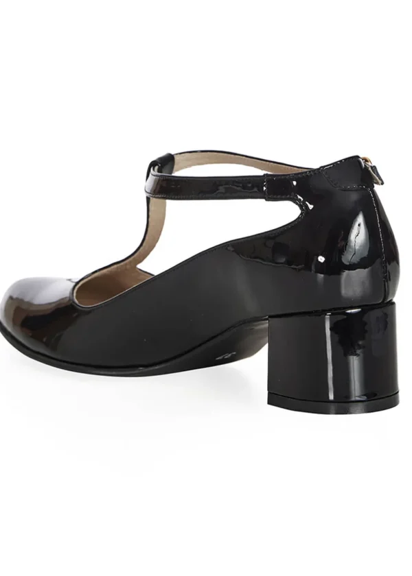 Banned Candid Patent Leather 60's Pumps Black