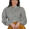 Banned Cat Queen 60's Blouse White