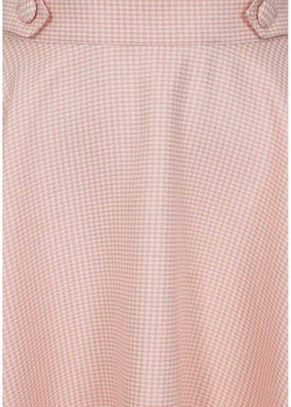 Banned Di Di 50's Swing Skirt Coral White
