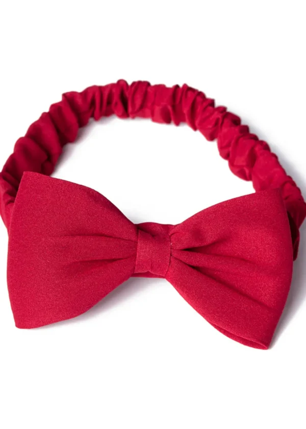 Banned Dionne Bow 50's Headband Burgundy