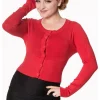Banned Dolly 50's Cardigan Red