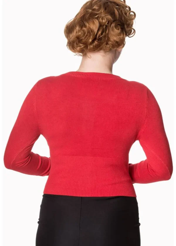 Banned Dolly 50's Cardigan Red