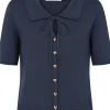 Banned Doris Cardigan Navy Blue