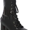 Banned Dreamcatcher 40's Bat Boots Black