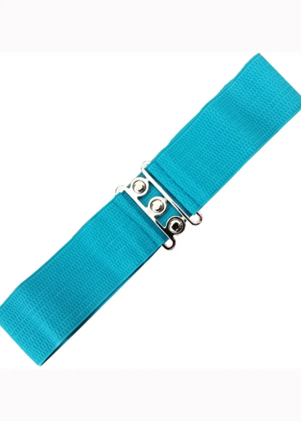 Banned Elastic 50's Belt Teal