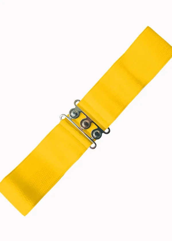 Banned Elastic 50's Belt Yellow