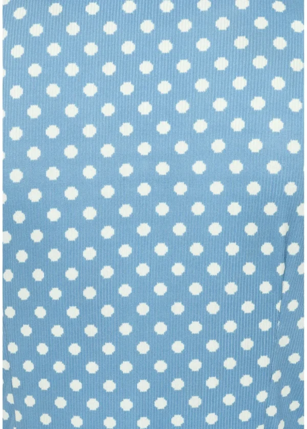 Banned Ellen Spot 60's Dress Blue
