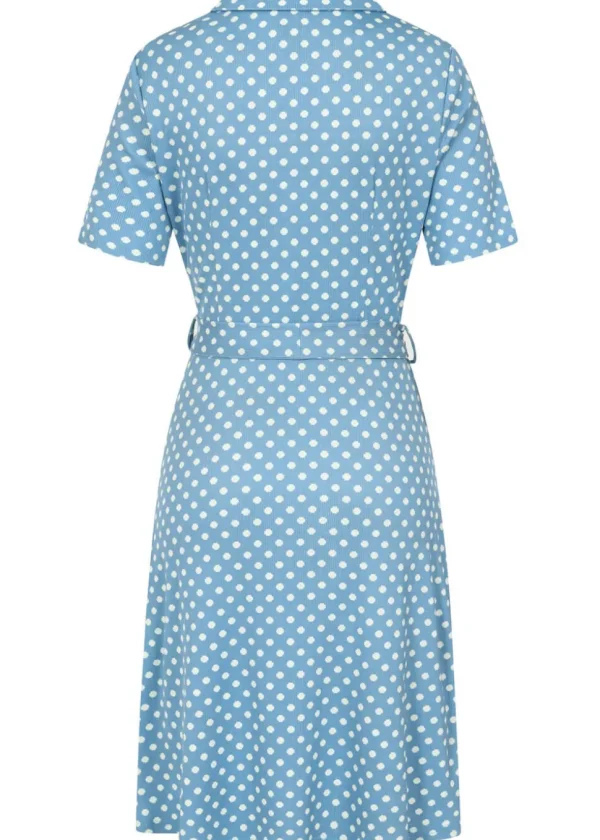 Banned Ellen Spot 60's Dress Blue