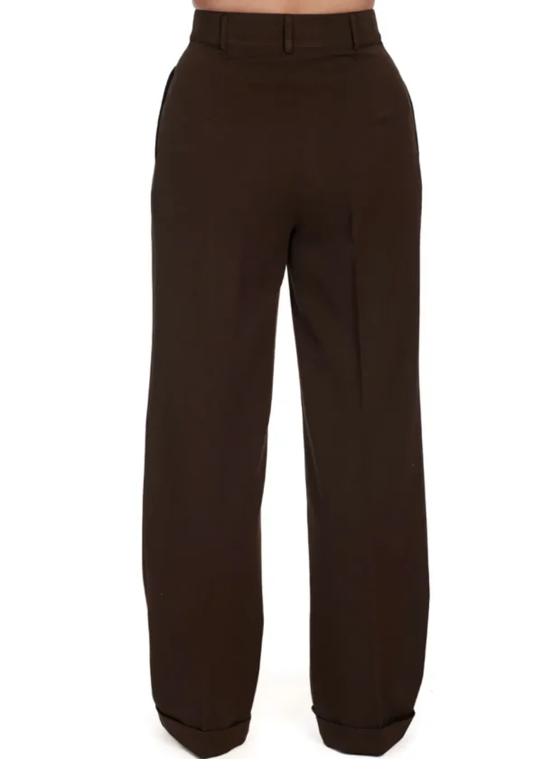 Banned Etta 40's Trousers Brown