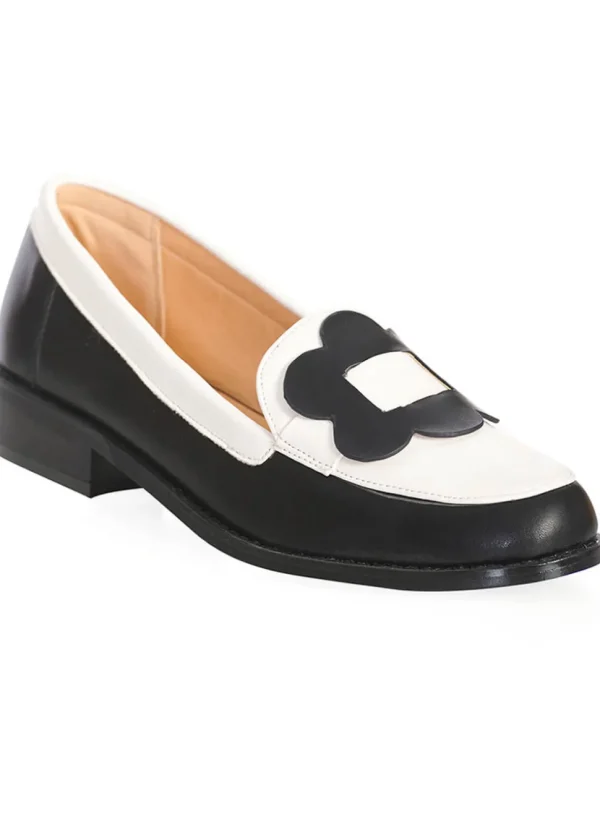 Banned Evening Primrose 60's Loafers Black